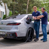 ソリッドパワー社の大型純全固体電池（ASSB）セルを搭載したBMW『i7』のプロトタイプ