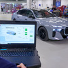 ソリッドパワー社の大型純全固体電池（ASSB）セルを搭載したBMW『i7』のプロトタイプ