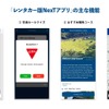 「レンタカー版NexTアプリ」の主な機能