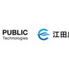 パブリックテクノロジーズと広島県江田島市のロゴ
