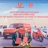 ビンファストの商用EVバンや電動スクーター活用、東南アジア最大の通販「ショッピー」が配送に
