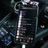 オーディオプレイヤーに用いるのはiPhone。DACを介してD/D変換した上でDSPに入力するシステムを構築した。