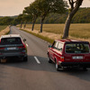 ボルボXC60（左）と240（右）