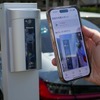 WeChargeのアプリを使って充電するユビ電の集合住宅向け充電サービス