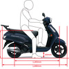 身長170cmのライダーが乗った場合の新型アドレス125