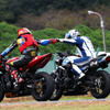 「鉄馬レース」第一ヒート、第二ヒートで優勝を飾った丸山浩氏