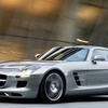 【フランクフルトモーターショー09】メルセデスベンツ SLS AMG…ガルウイングが復活