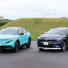 日産 リーフ 新型（左）とリーフ AUTECH 新型（右）