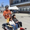 サカイサイクルのレスキューバイク：大人2人でも搬送可能