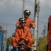 サカイサイクルのレスキューバイク：前座席に大人2名乗車可能