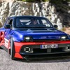 ルノーの電動スーパーカー『5ターボ3E』、初の公開走行…ツール・ド・コルス優勝車カラーで登場 画像