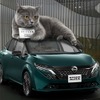 「3メートルの猫」の実物大モニュメントが銀座に