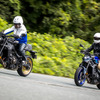 XSR900の設楽社長と、MT-09 Y-AMTの宮崎副編集長