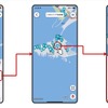 ツーリングを計画する際に、地図画面から各スポットの情報確認が可能