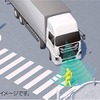 右左折時の歩行者検知に対応したプリクラッシュブレーキ(PCB)を全車に標準装備