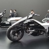 ホンダ EV OUTLIER CONCEPT(手前)とEV Urban Concept(ジャパンモビリティショー2025)