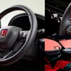 シビック タイプRに本革製ステアリングホイール、ホンダアクセスが純正設定…2026年1月発売 画像