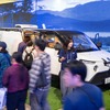 「Japan Mobility Show Tokyo 2025」で展示したEVキャンピングカー「moonn.」の「T-01」