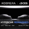 1903馬力の電動ハイパーカー、新興ブランド「コスメラ」が世界初公開へ…CES 2026 画像