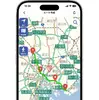 【アプリ】ルート作成イメージ(道路強調マップ)