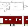 運送業者専用オフィス。L8000mm×W2300mm×H3350mm、20平方m