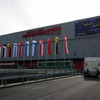 ジュネーブモーターショー会場のPALEXPO。ジュネーブ国際空港に隣接している