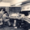 荻窪モデルルームでの作業風景。日産の資料だと1951年だが、60年代と思われる