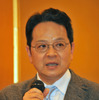 新会長に就任した荒井寿一氏。（撮影＝中島みなみ）
