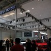 三菱自動車の展示ブース