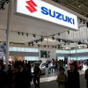 スズキブースもシンプル。SX4は街中でもよく見かける
