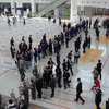 たくさんのゲートが並ぶ、メイン会場の正面入り口