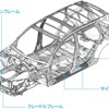 5代目レガシィ ツーリングワゴン/アウトバックのボディ骨格
