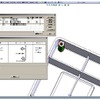 設計に役立つ情報を3次元CADシステムの画面上に表示した例