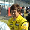今季苦戦が続いていた新人・井口卓人。スタート前も渋い顔？　だが、乱戦を生き残って6位。初入賞を地元九州で決めた