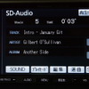 付属の8GB SDHCカードにCDリッピングが可能。収録した音楽はSDオーディオ規格となる
