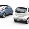 i-MiEV（白）とi-MiEVスポーツエア・コンセプト