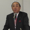 新春会見　白井社長