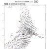 地震に伴う地殻変動（水平）