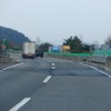 一般車両の通行止めが解除された直後の東北自動車道（3月29日）