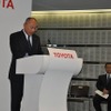 トヨタ 豊田章男社長（右）と小澤哲副社長
