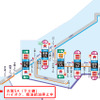 古賀SAの位置図
