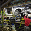 日産 追浜工場のリーフ生産ライン(参考画像)