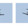 飛行中に主翼の一部が分離しても飛行を継続する様子（1）