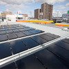 昭和シェル系列のSS、200か所以上に設置されるCIS薄膜太陽電池