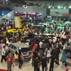 7月31日に閉幕したジャカルタモーターショー会場のようす