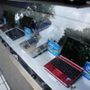 夏モデルのパソコンを展示