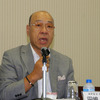 共催する電気自動車普及協議会代表幹事の田嶋伸博氏