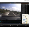 付属ソフトによりGoogleマップと連動させながら撮影映像を再生するイメージ