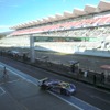 GT500とGT300の第2レースの予選は、金曜の雨によって土曜朝に延期された。紫電がコースに向かう。