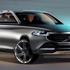 次期ボルボXC90のティーザースケッチ